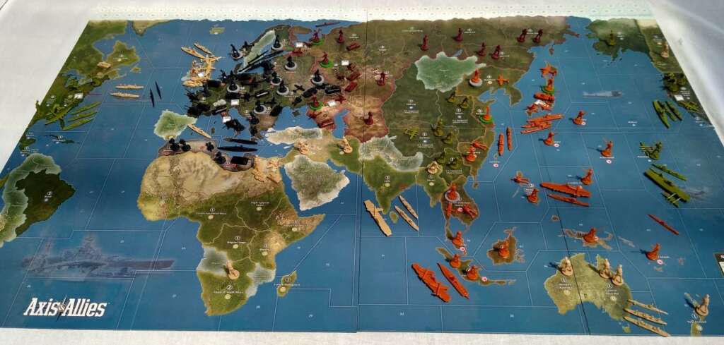Games Like Risk - Axis & Allies 1942 Board