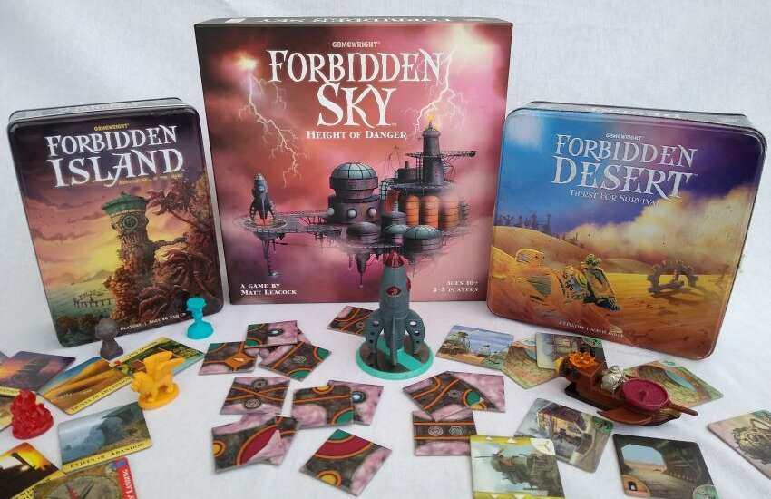 Forbidden Island vs Desert vs Sky - Box Feature