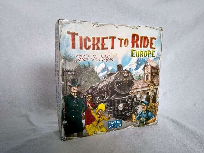 Best Kids Board Games - Ticket to Ride Europe Box