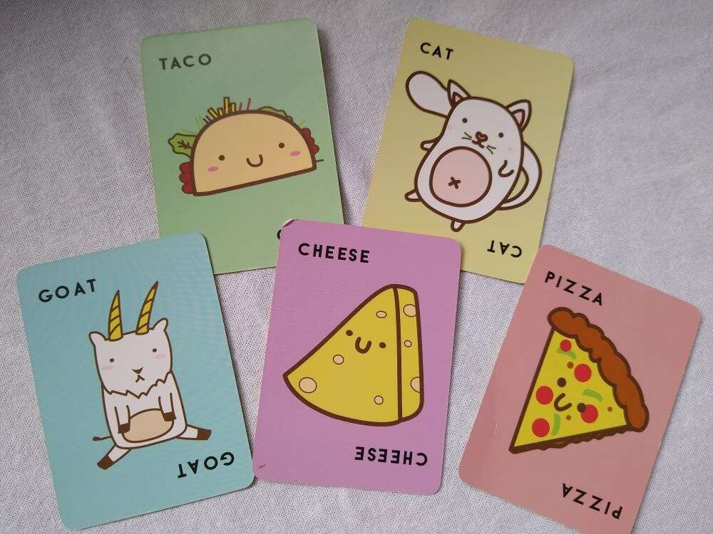 Taco Cat Goat Cheese Pizza Review - Taco Cat Goat Cheese and Pizza Cards