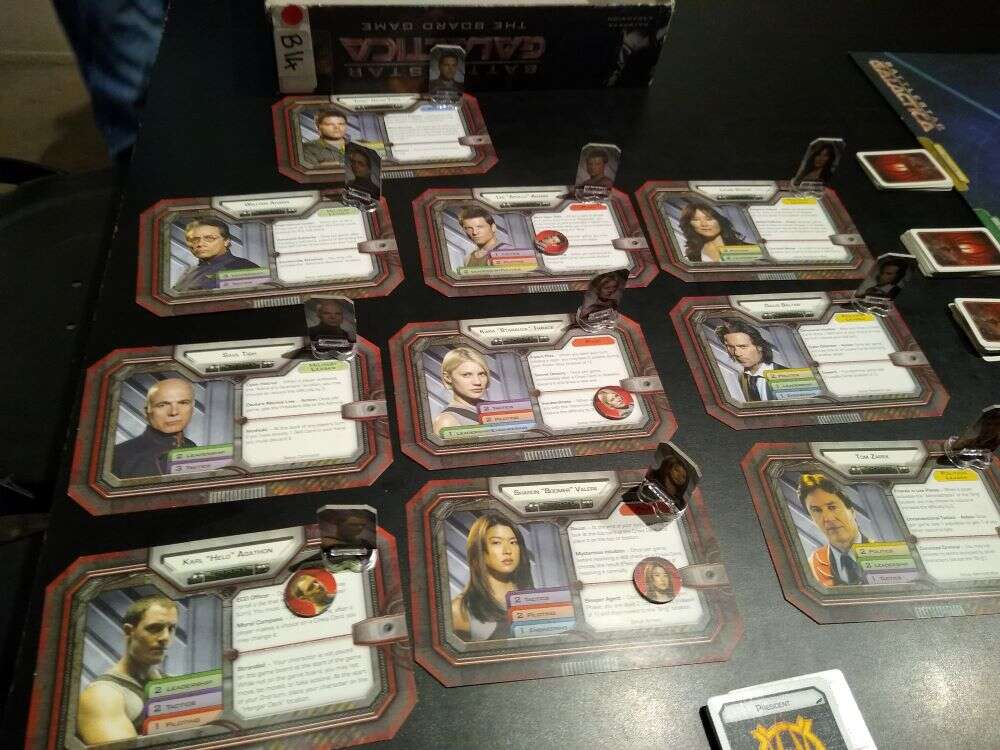 At the Cafe 9 - Battlestar Galactica Character Boards