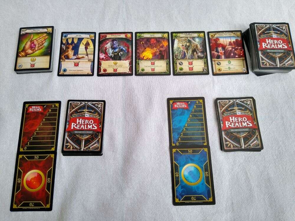Hero Realms Review - Game Set Up