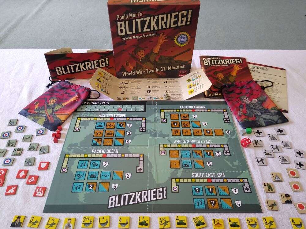 Blitzkrieg World War 2 in 20 Minutes Review - Components