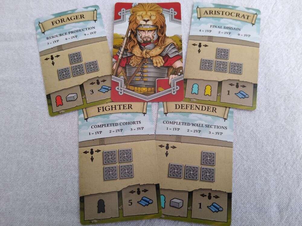 Hadrians Wall Review - Player Cards